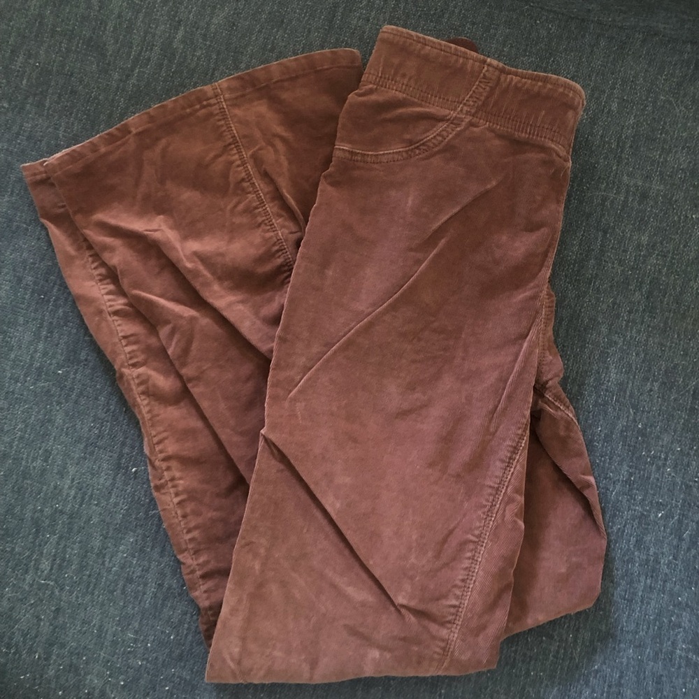 Free People flare corduroy pants NWOT size 30, mauve.